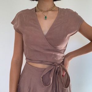 Wilfred BRAX jumpsuit in NUTMEG